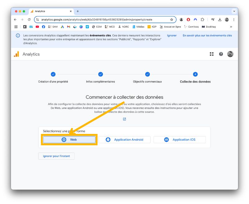 configurer google analytics